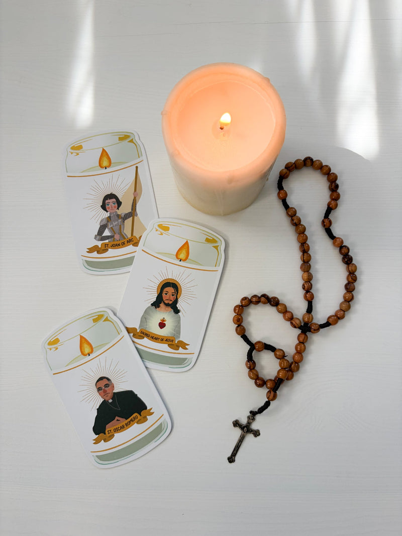 Introducing Candlelight Saints: Catholic Gifts Inspired by Prayer Candles