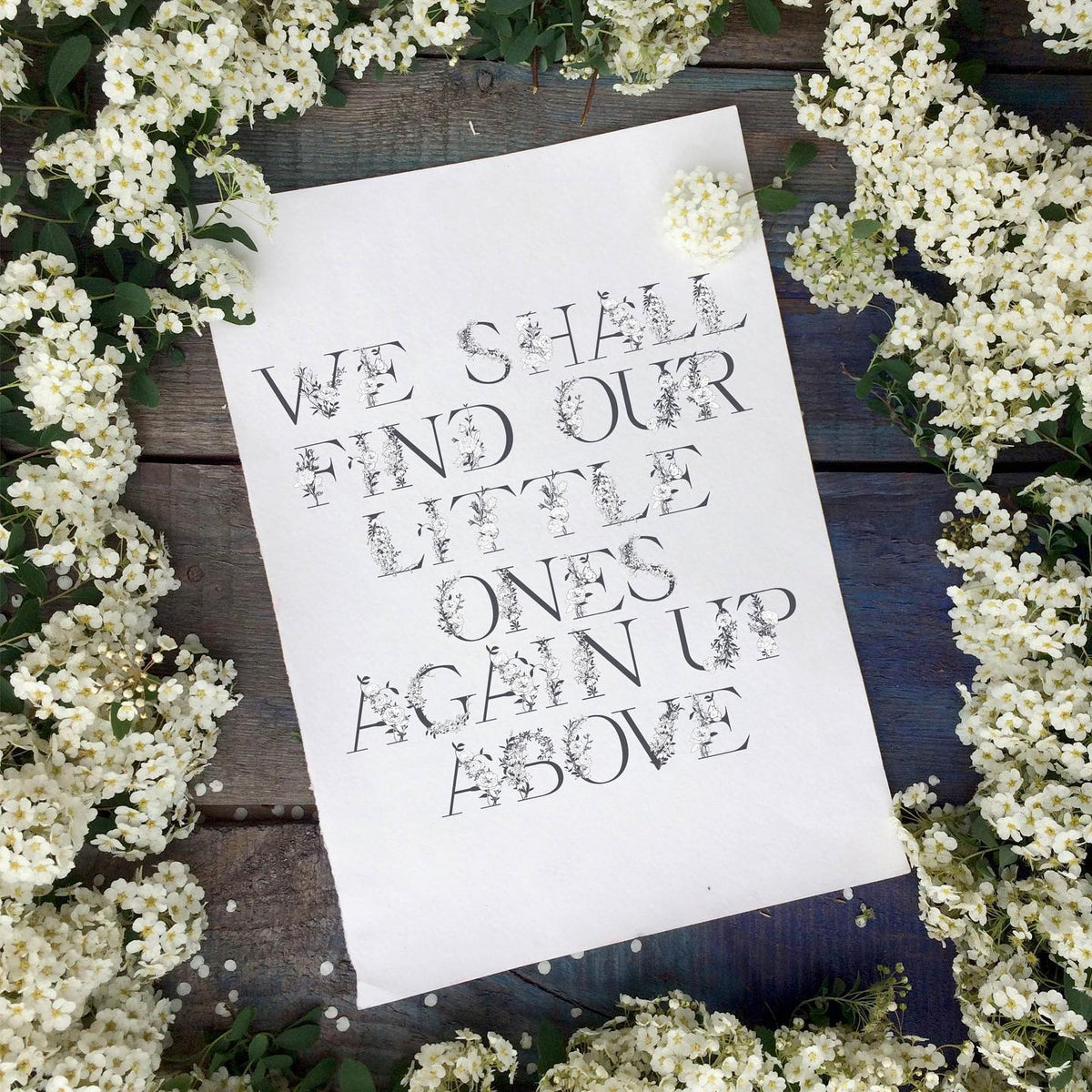 We Shall Find Our Little Ones Again Up Above.” - St. Zelie Martin Freebie