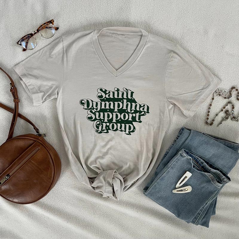 Saint Dymphna Support Group Tee - Brick House in the City