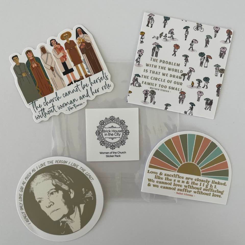 Women of the Church Sticker Pack - Brick House in the City