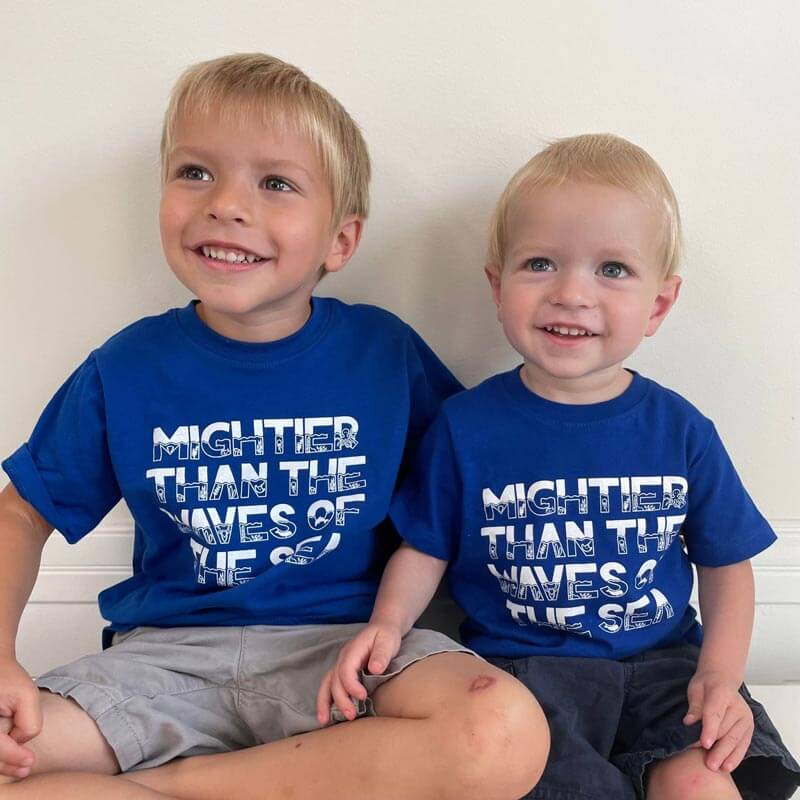 Mightier Than the Waves of the Sea Toddler and Youth Tee - Brick House in the City